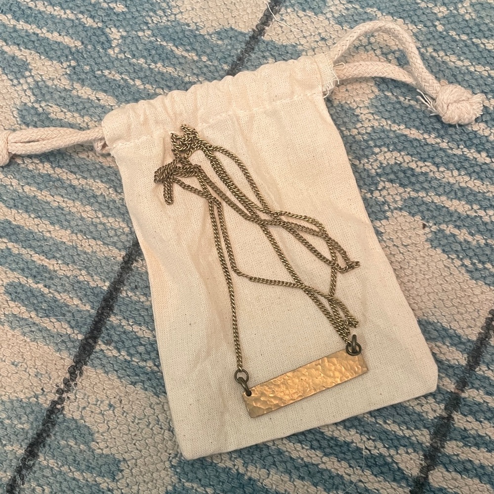 Brass necklace!